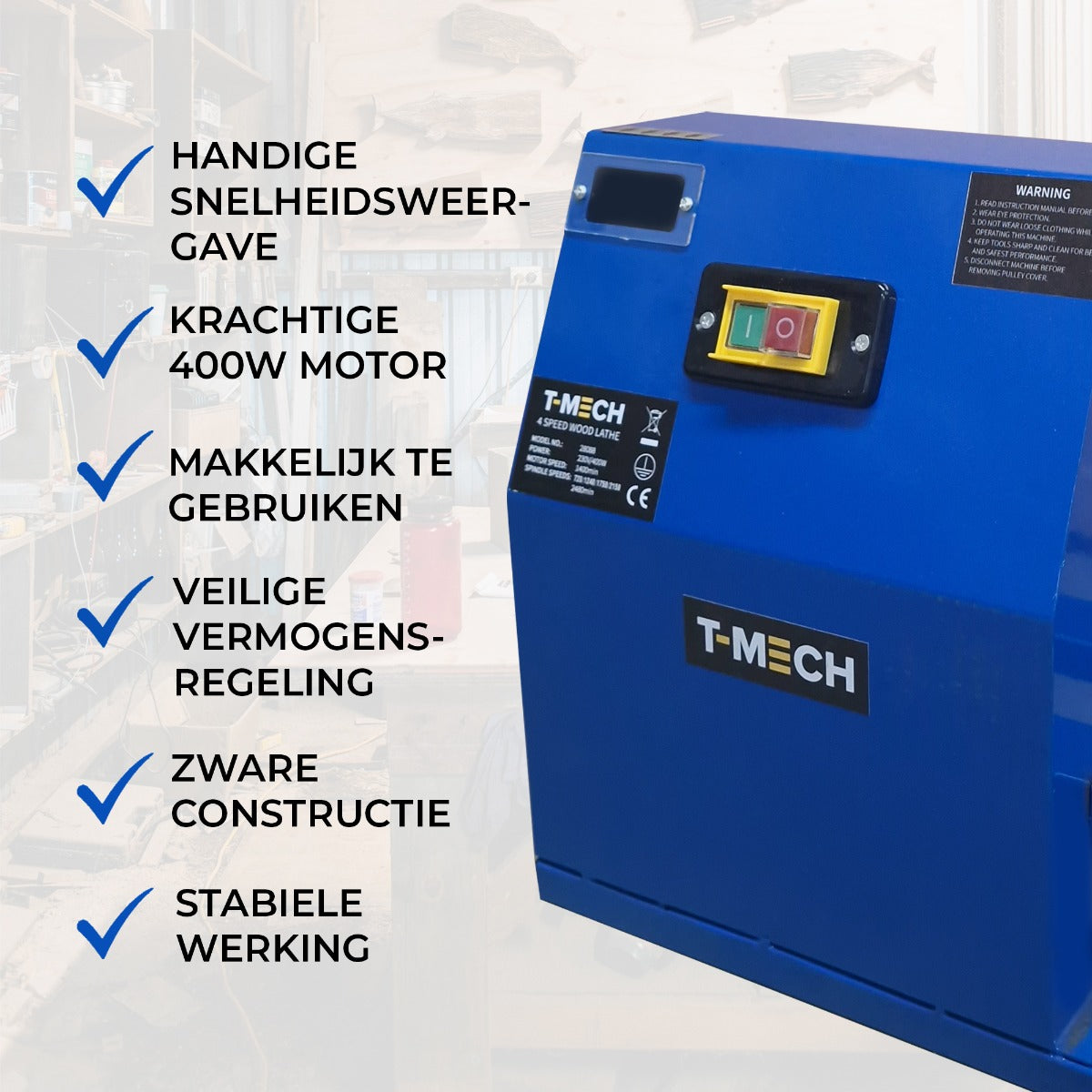 T-Mech Houtdraaibank