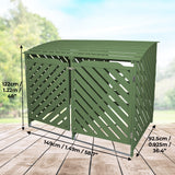 Containerberging - Dubbel - Hout