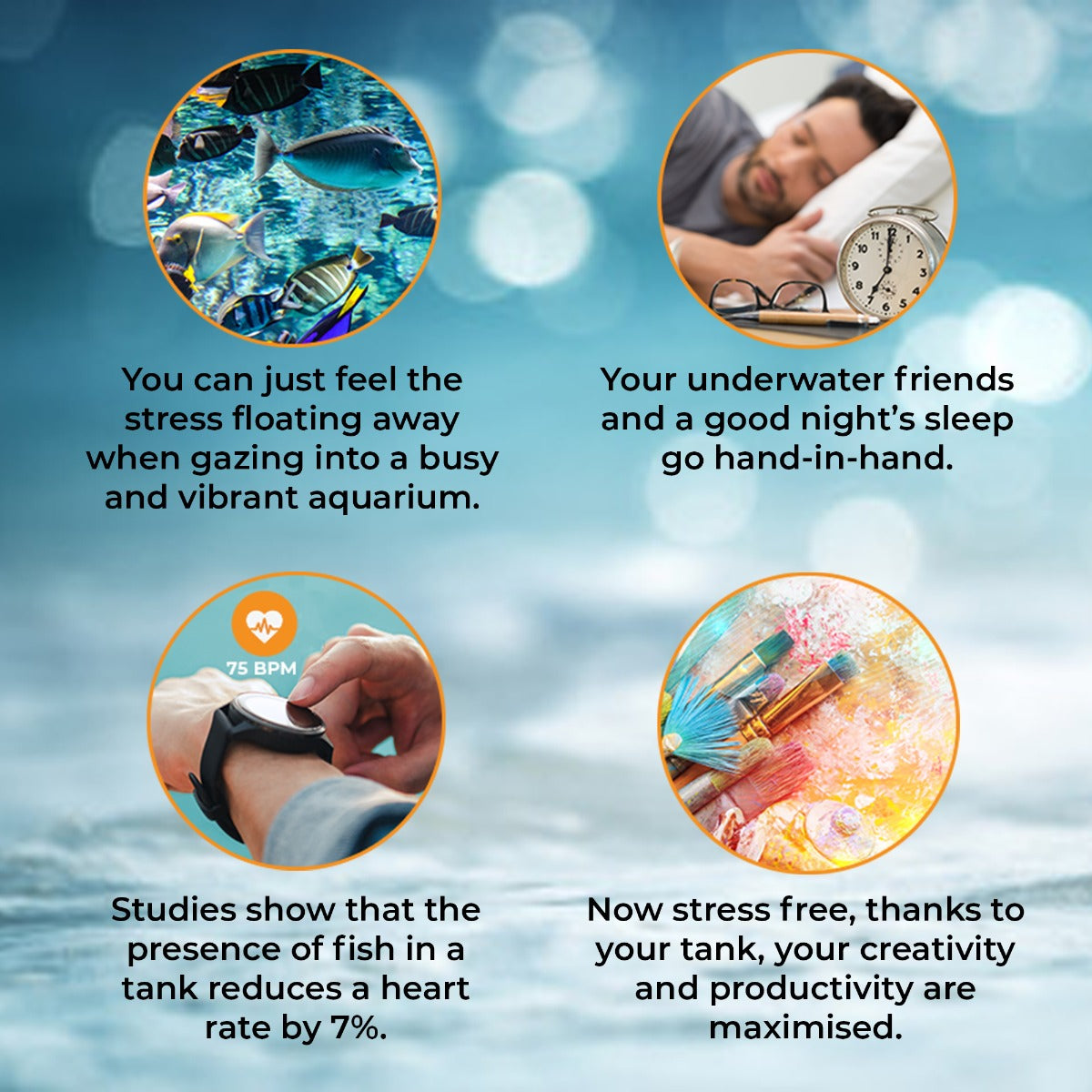 Aquarium 300 L Wit + Meubel - Starterset - Zwart grind