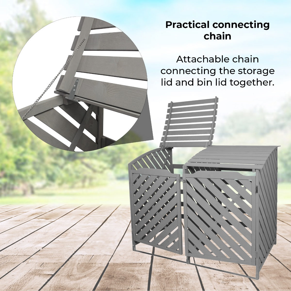 Containerberging - Dubbel - Grijs