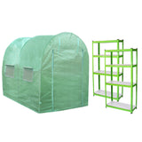 Polytunnel 25mm 4m x 2m met Stellingen