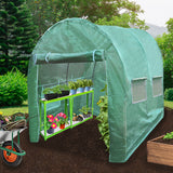 Polytunnel 25mm 4m x 2m met Stellingen
