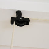 Droogrek Ophangbaar Plafond - Zwart - 1.2m