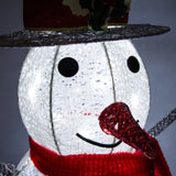 Kerstverlichting LED: 2 x Rendier + Sneeuwpop