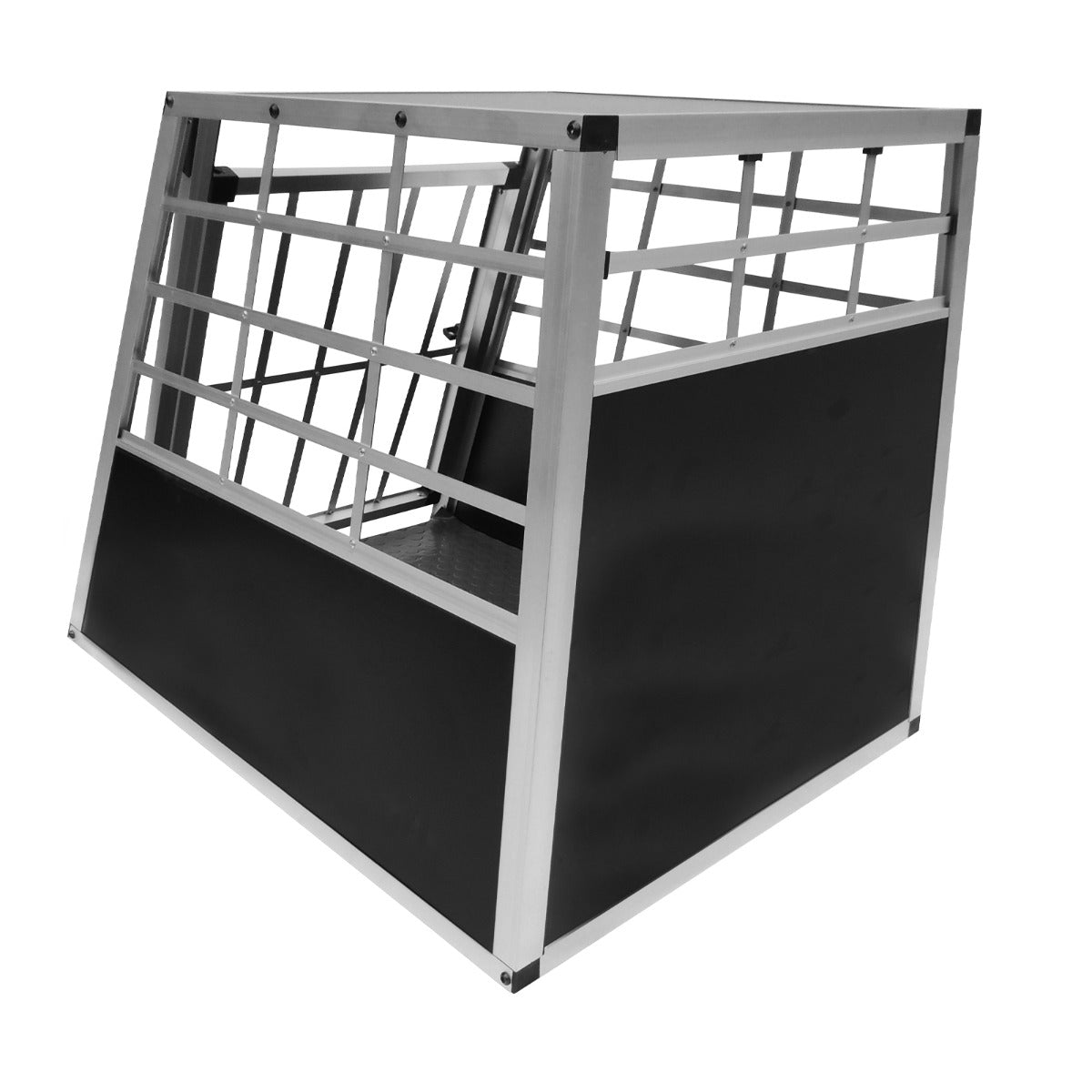 Hondenkooi voor auto - alumunium - 1 deur - Large