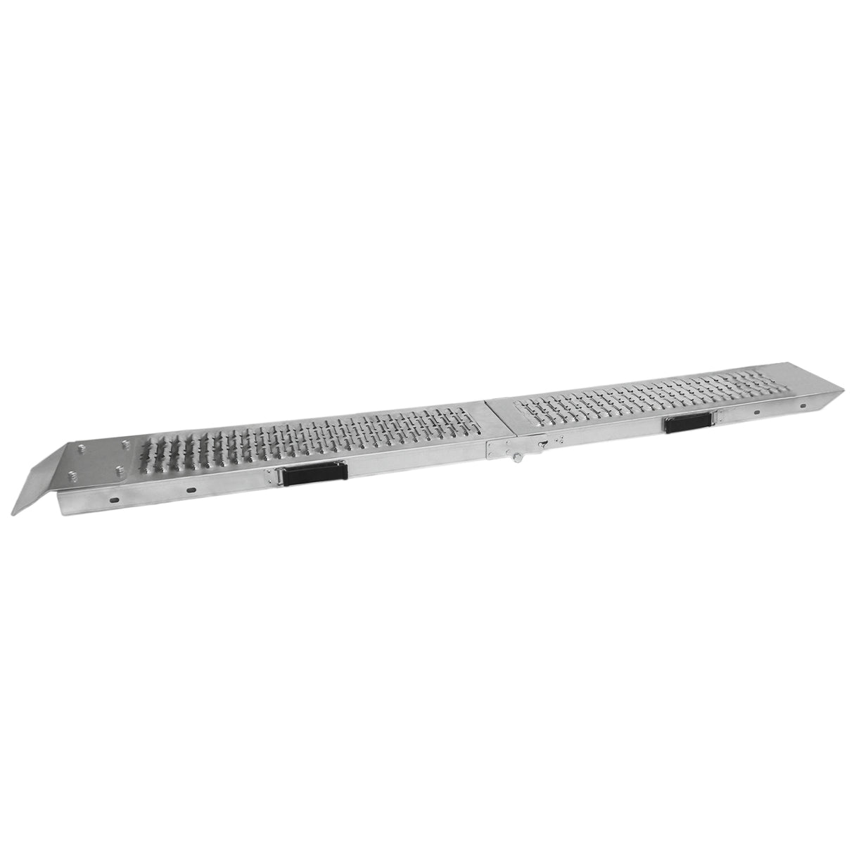 Opvouwbare motor oprijplaten van lichtgewicht aluminium, met antislip oppervlak en stevige, lange rechthoekige vorm voor veilig gebruik
