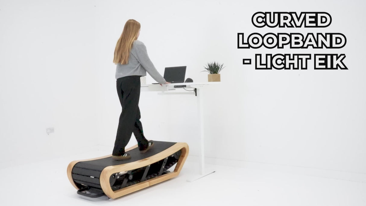 Curved Loopband - Licht Eik