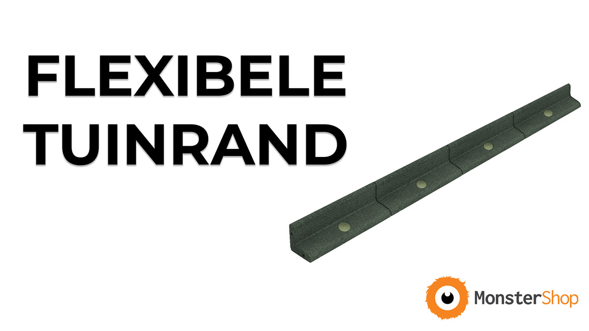Flexibele Tuinrand 4 x 1,2 m - Bruin