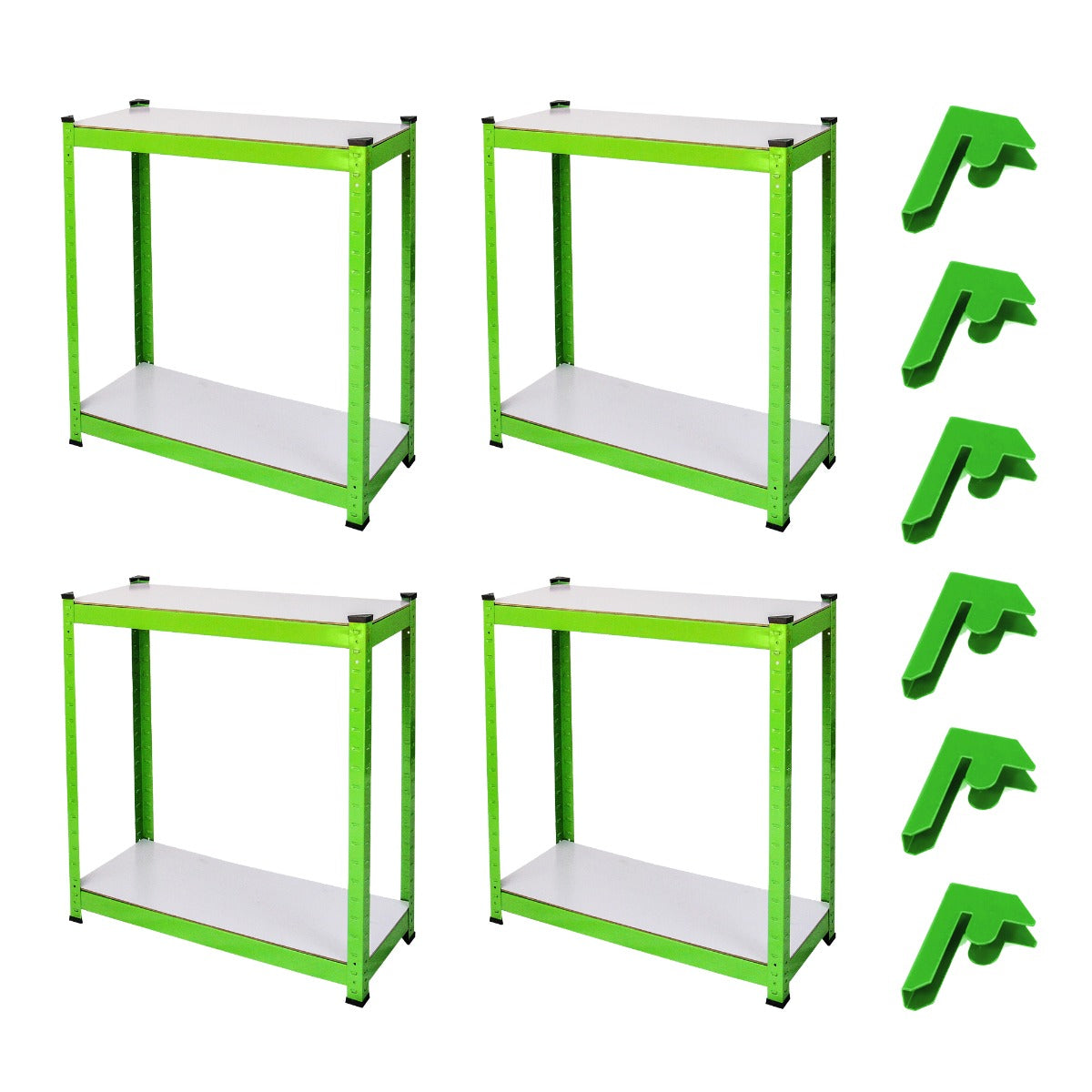 Polytunnel 25mm 4m x 2m met Stellingen