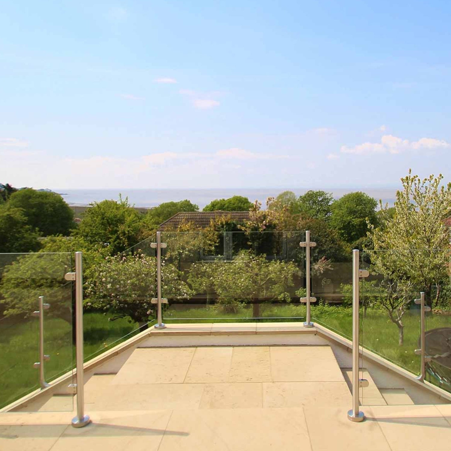 MonsterShop 90cm tussenbaluster- Roestvrij staal