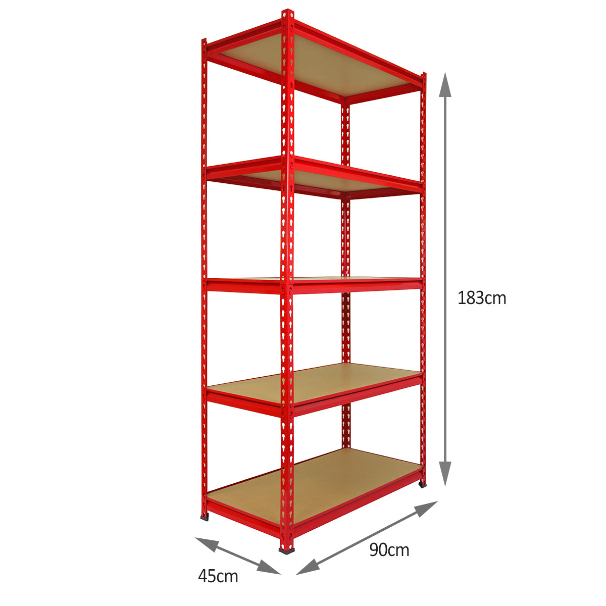Z-rax 2x Stellingkasten + Hoek Stellingkast - Rood