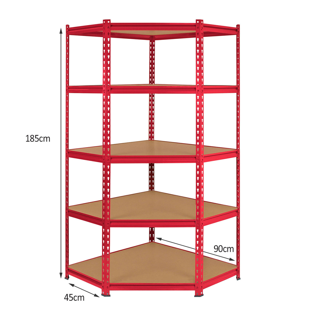 Z-rax 2x Stellingkasten + Hoek Stellingkast - Rood
