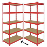 Z-rax 2x Stellingkasten + Hoek Stellingkast - Rood