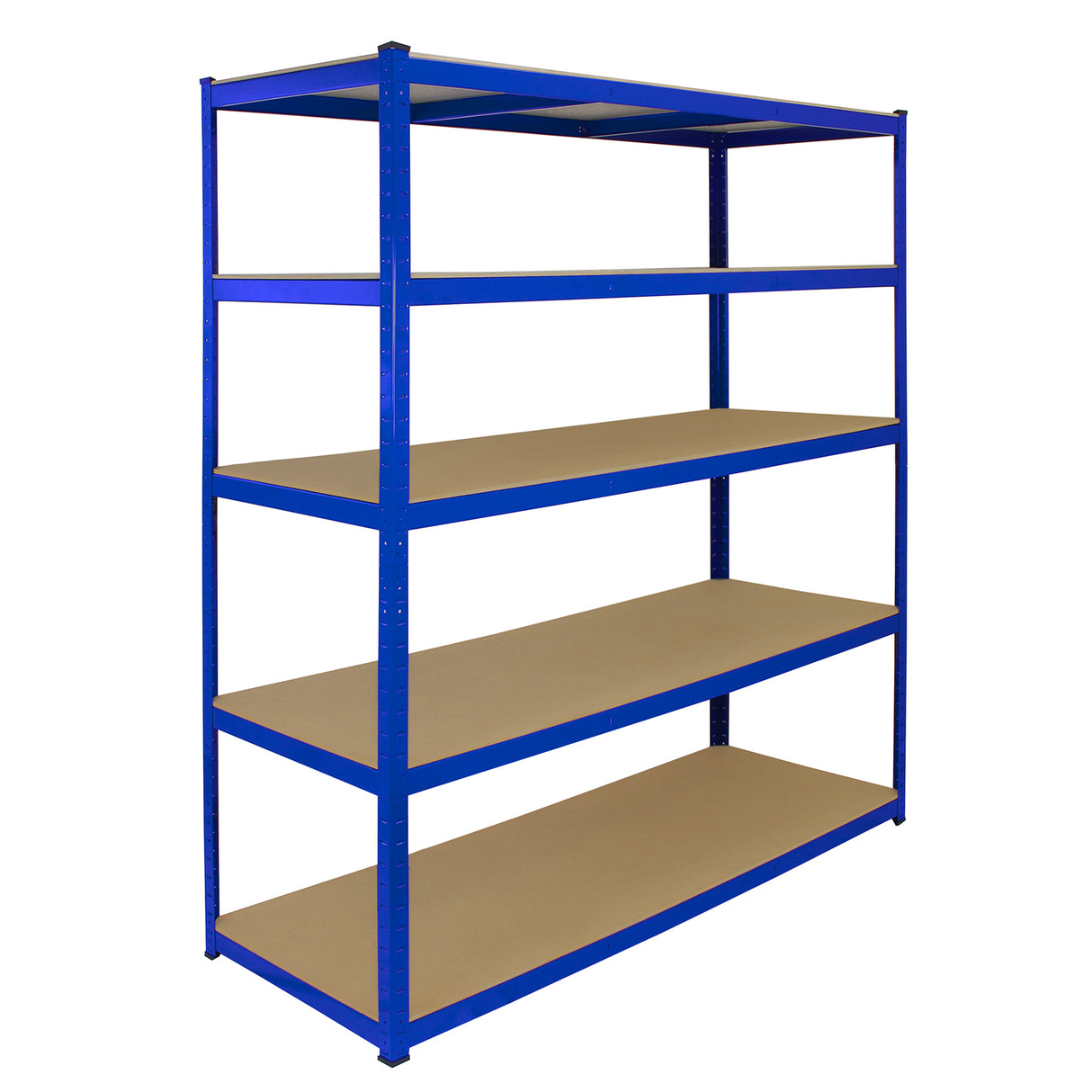 10 x T-rax Stellingkasten - 160x60x180 cm - Blauw