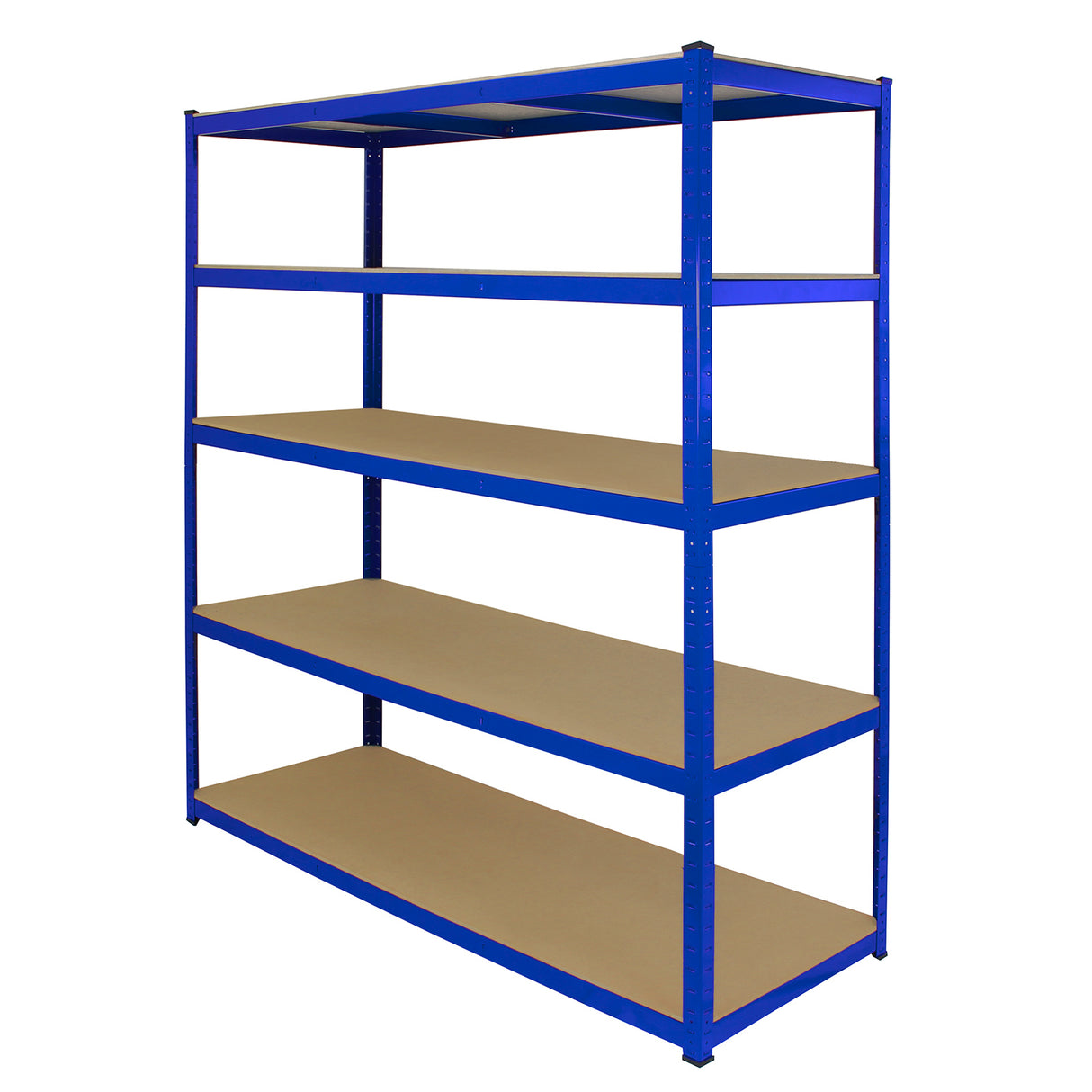 10 x T-rax Stellingkasten - 160x60x180 cm - Blauw