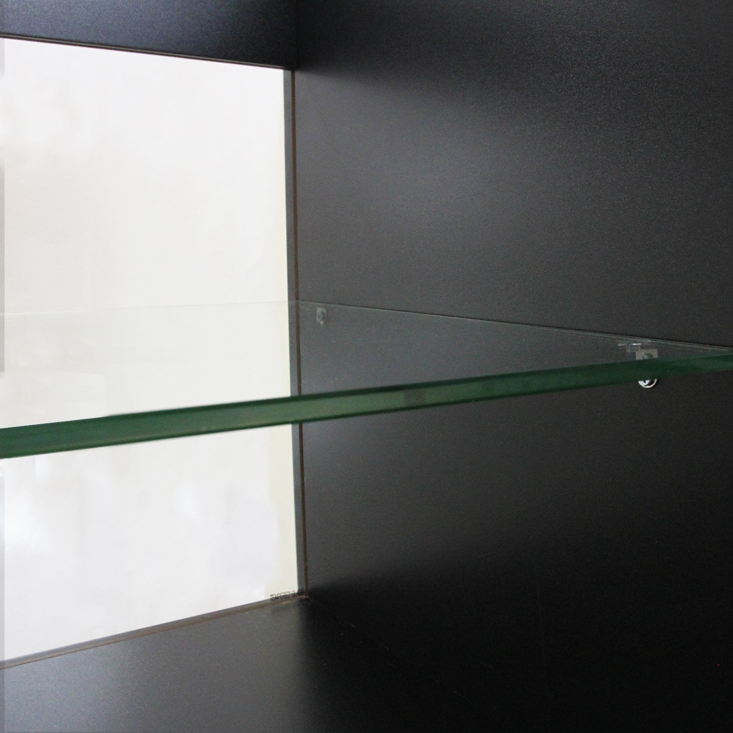 C1200 1/2 Glas Toonbank - Zwart