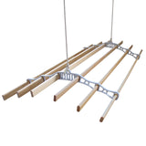 Droogrek ophangbaar plafond - wit - 2 meter