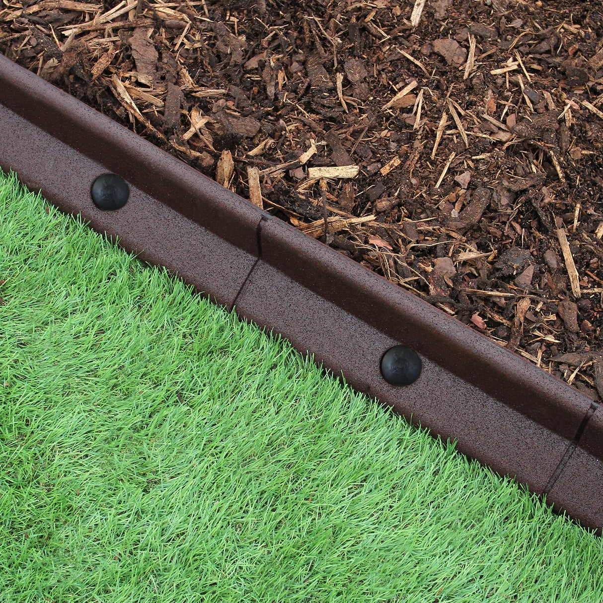 Flexibele Borderrand - Bruin - Set: 10 x 1.2 meter