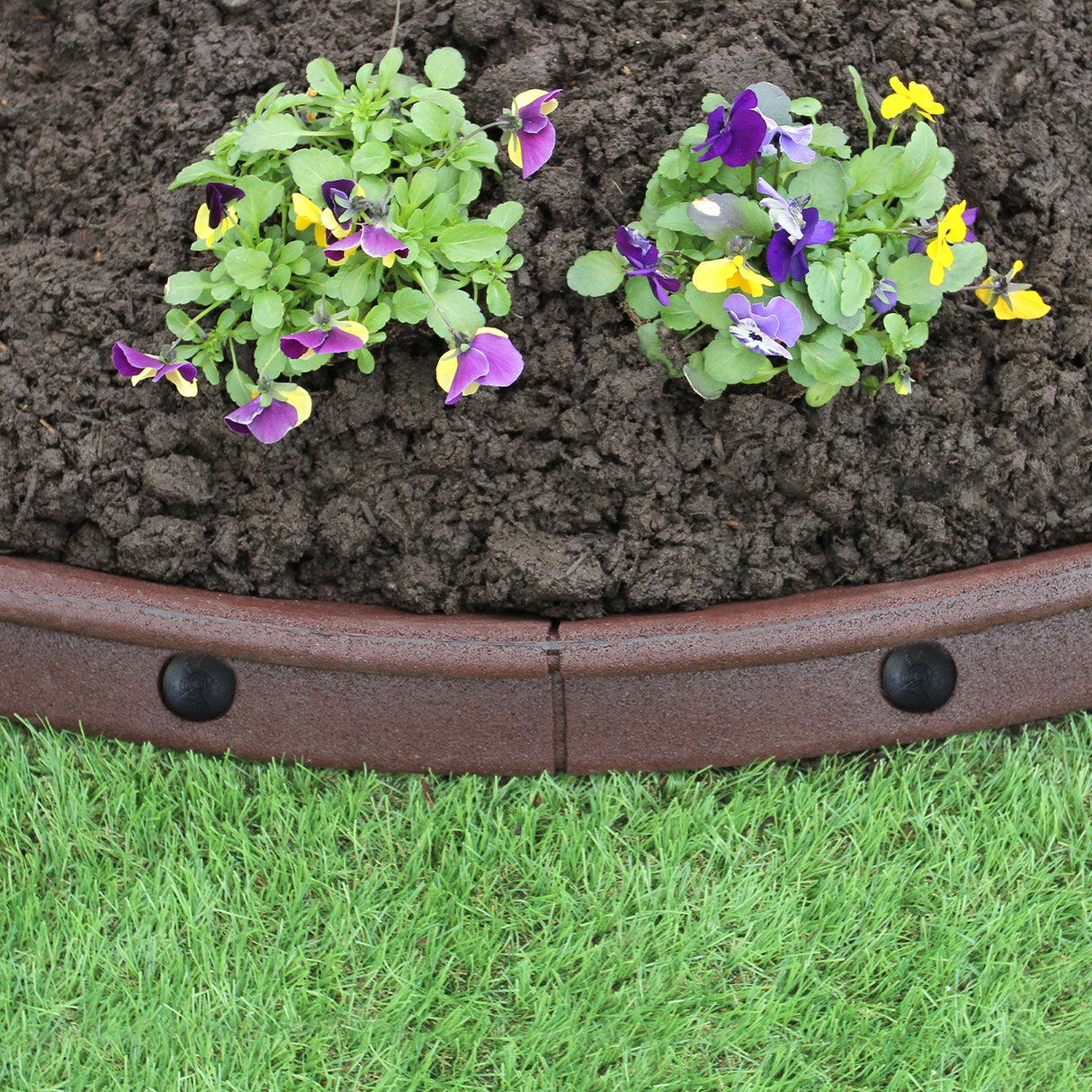 Flexibele Borderrand - Bruin - Set: 10 x 1.2 meter