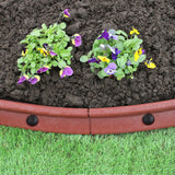 Flexibele Borderrand - Oranje/Bruin - Set: 28 x 1.2 meter
