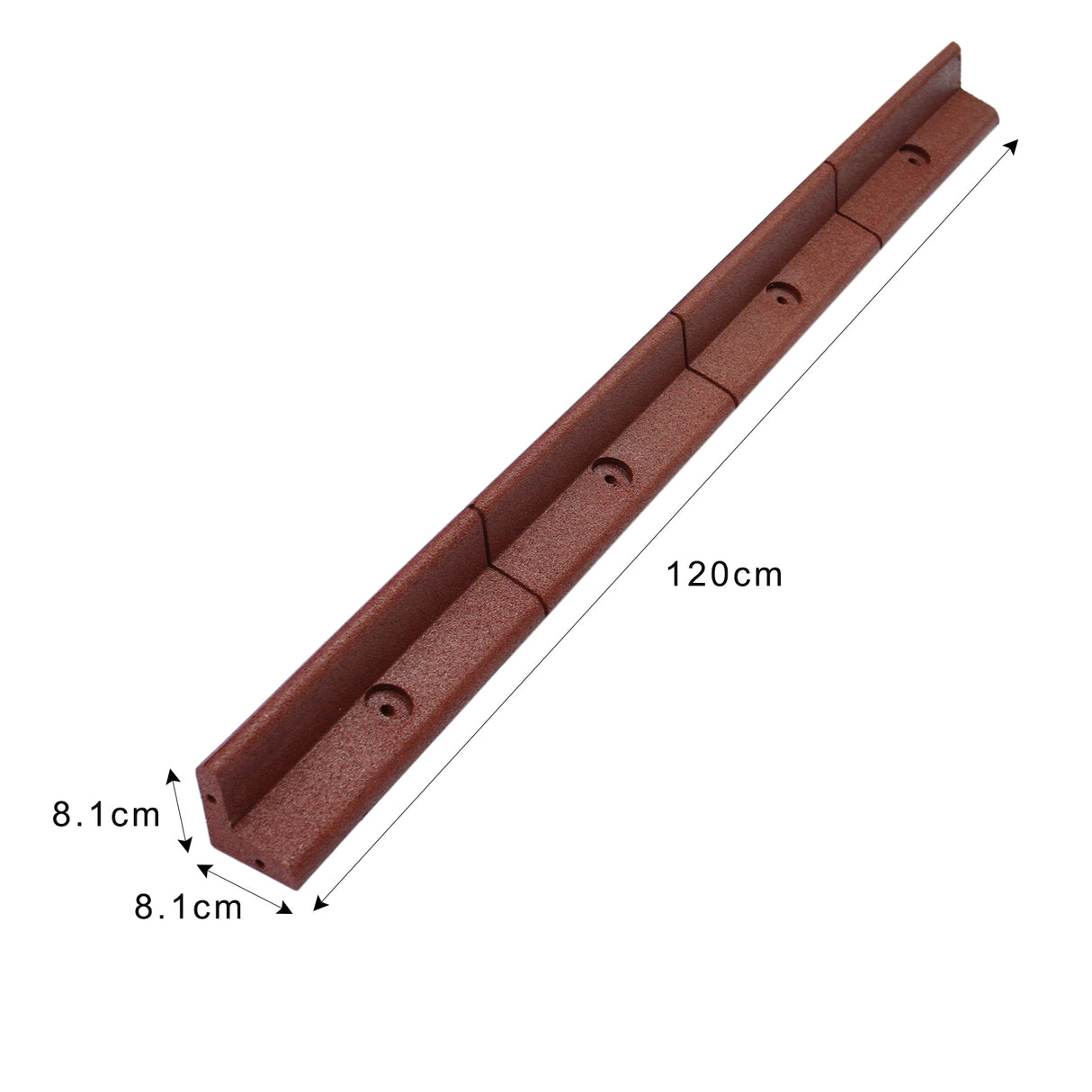 Flexibele Borderrand - Oranje/Bruin - Set: 30 x 1.2 meter