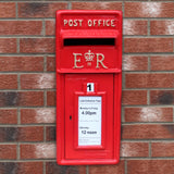 Engelse brievenbus - Rood - 24x37x57 cm