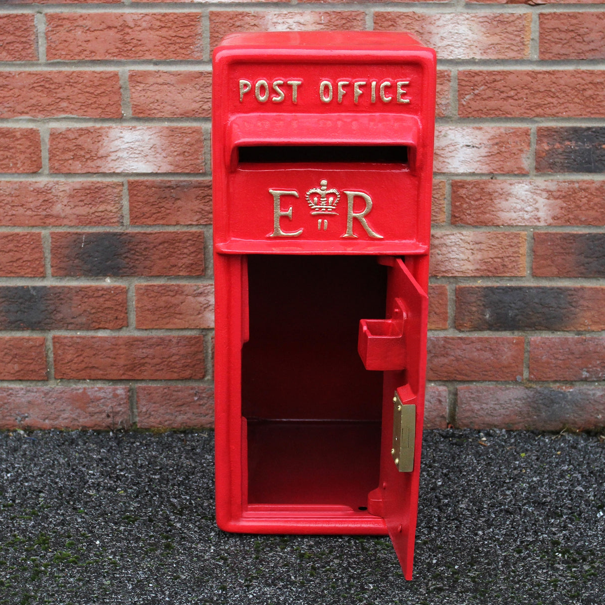 Engelse brievenbus - Rood - 24x37x57 cm