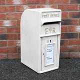Engelse brievenbus - Wit - 24x37x57 cm
