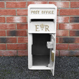 Engelse brievenbus - Wit - 24x37x57 cm