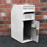Engelse brievenbus - Wit - 24x37x57 cm