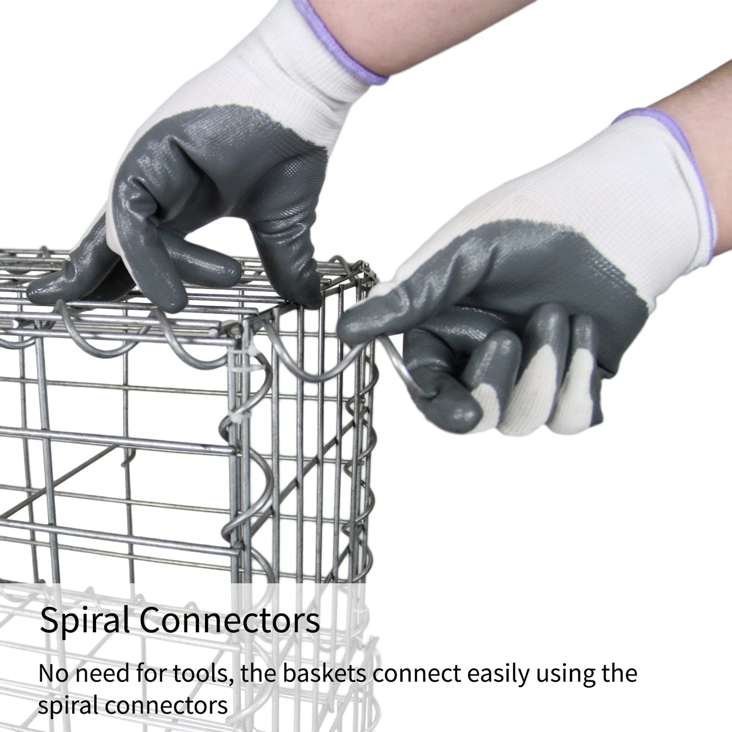 Schanskorven Gabion 100 x 50 x 30 cm / verpakking van 3