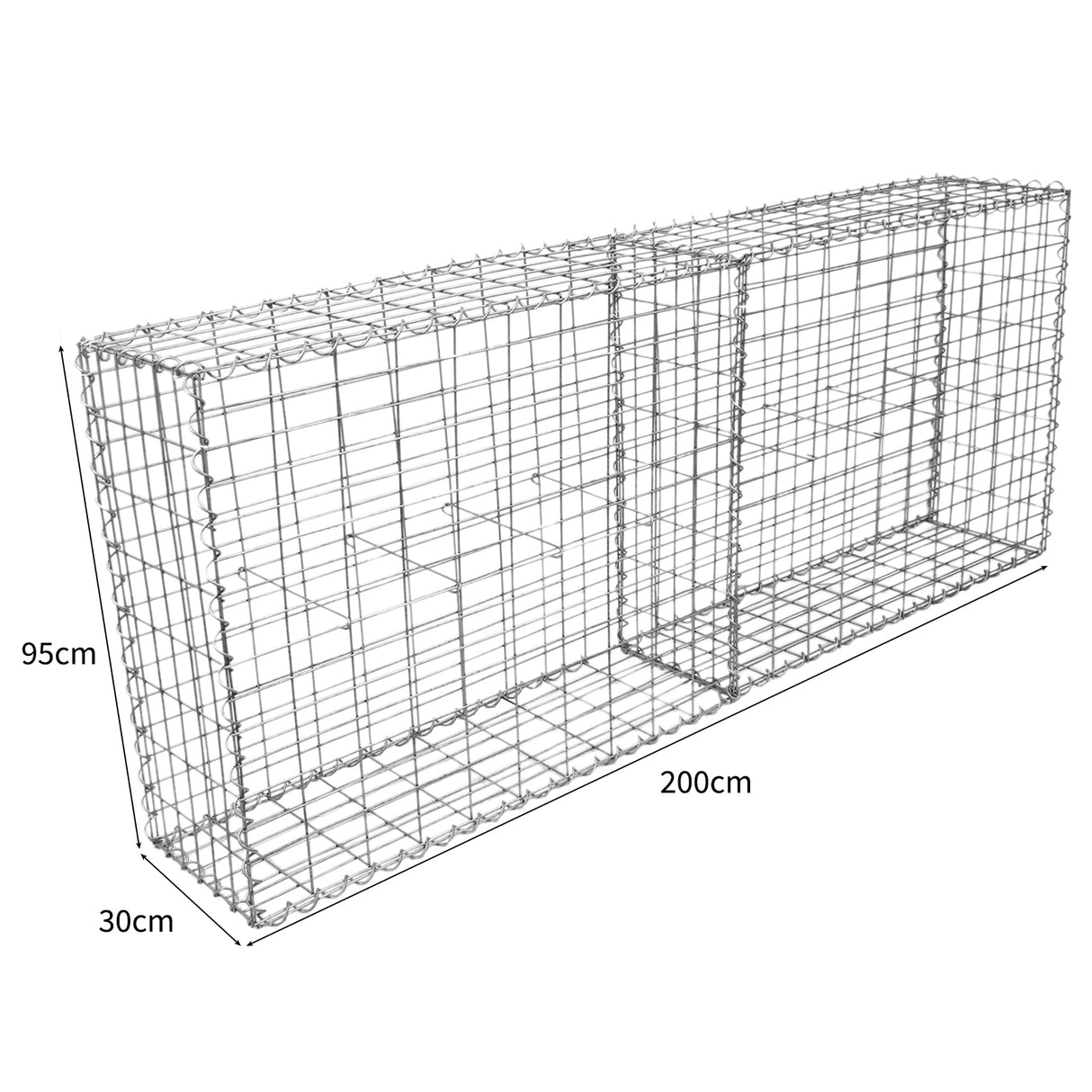 Schanskorven Gabion 100 x 95 x 30 cm / 4 stuks