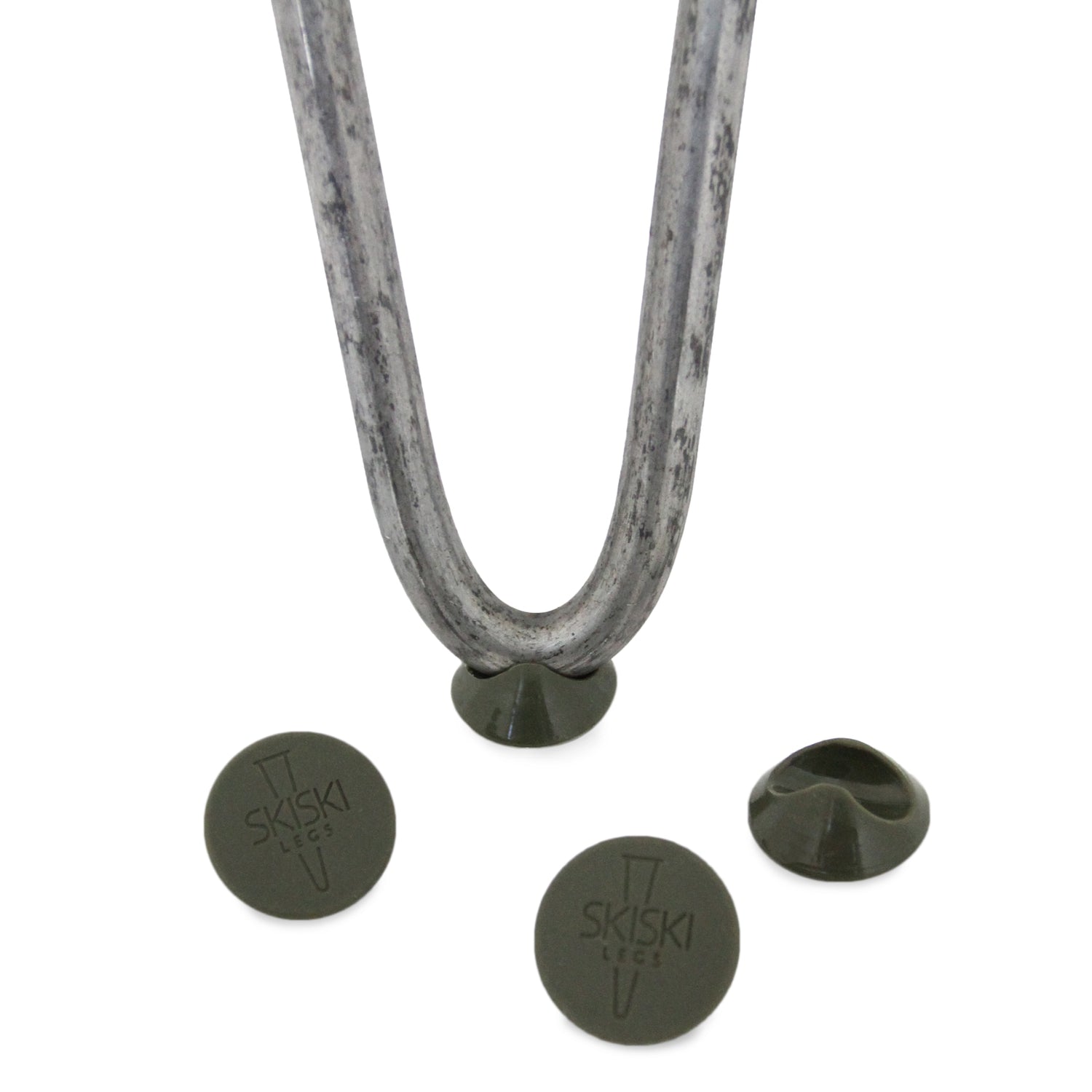 4 x 71cm pinpoten - 3 Ledig - 12mm - Ruw Staal