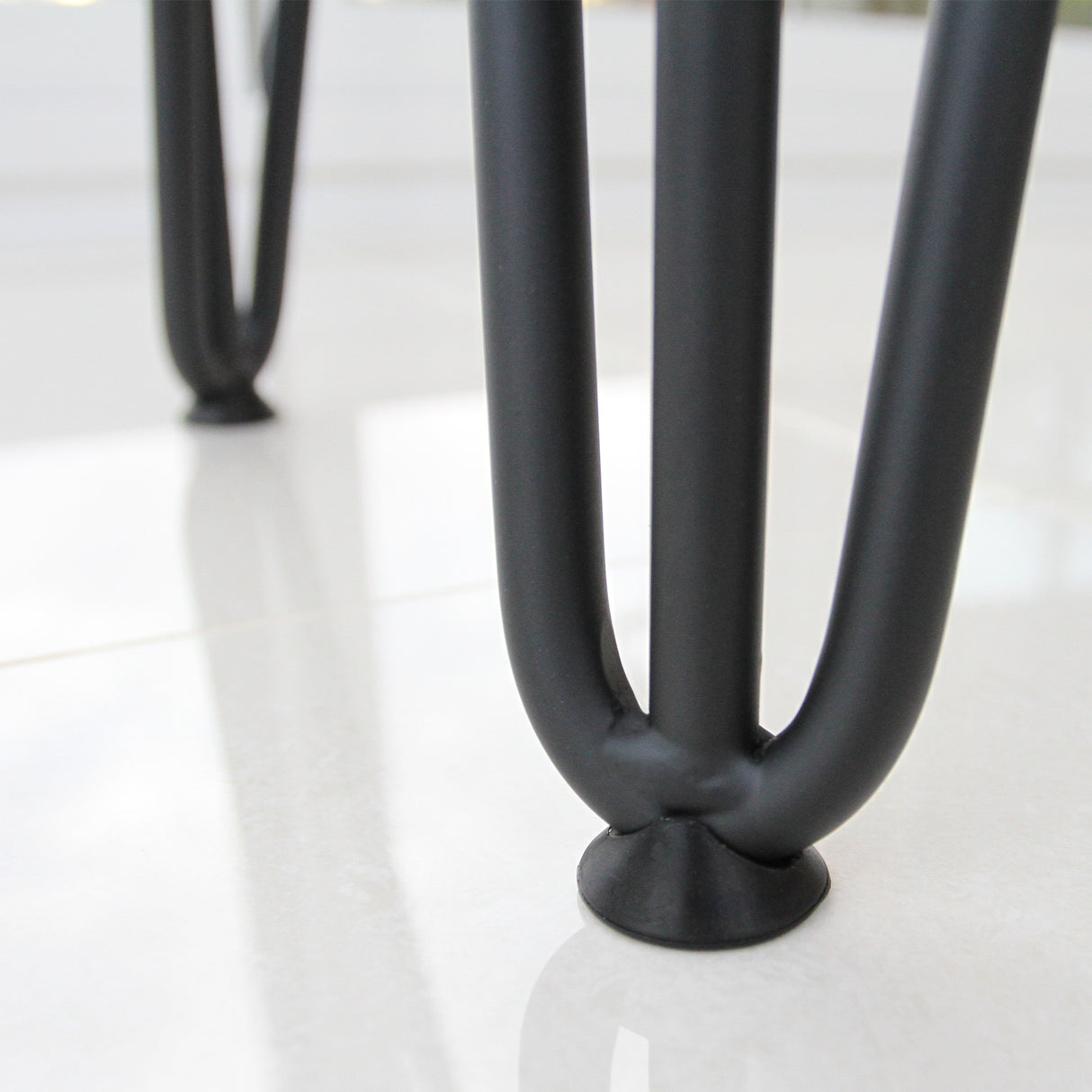 4 x 30.5cm Pinpoten - 3 Ledig - 12mm - Zwart